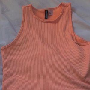 h & m orange tank top